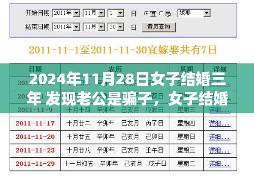 女子結(jié)婚三年驚覺驚天秘密，丈夫真實身份竟是騙子