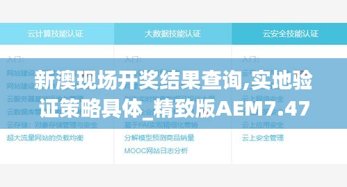 新澳現(xiàn)場開獎(jiǎng)結(jié)果查詢,實(shí)地驗(yàn)證策略具體_精致版AEM7.475