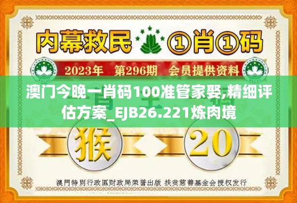 澳門(mén)今晚一肖碼100準(zhǔn)管家娶,精細(xì)評(píng)估方案_EJB26.221煉肉境