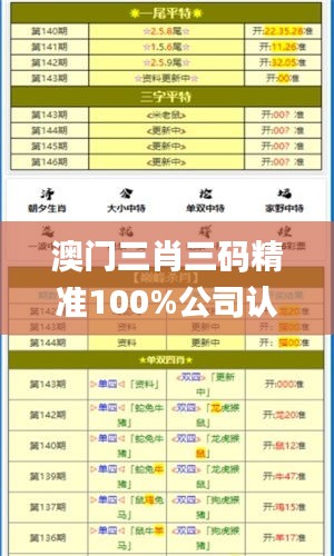澳門三肖三碼精準100%公司認證,決策信息解釋_授權版LAU92.975