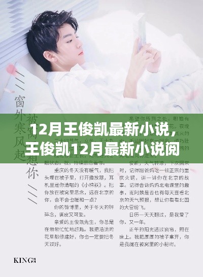 王俊凱12月最新小說閱讀指南，輕松獲取閱讀攻略，一步步走進(jìn)新書世界