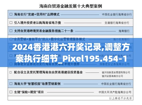 2024香港港六開獎記錄,調整方案執(zhí)行細節(jié)_Pixel195.454-1