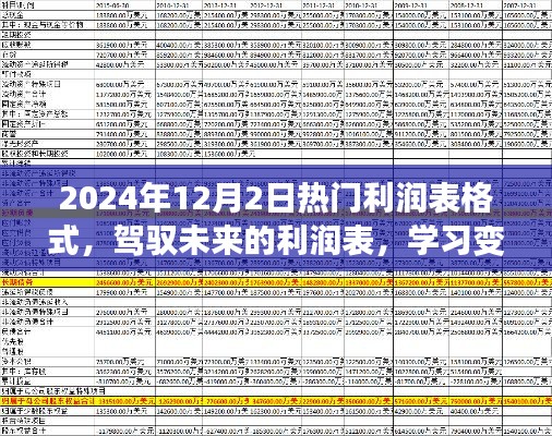 駕馭未來利潤(rùn)表，揭秘成功秘訣，學(xué)習(xí)變化成就夢(mèng)想的新格式！