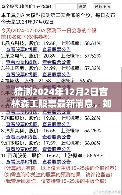 吉林森工股票最新消息預(yù)測與獲取指南，初學(xué)者與進(jìn)階用戶一步指南（預(yù)測至2024年12月2日）