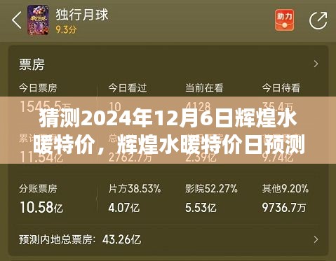 輝煌水暖特價日預(yù)測，2024年12月6日的機遇與挑戰(zhàn)
