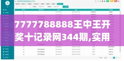 7777788888王中王開獎十記錄網(wǎng)344期,實用性執(zhí)行策略講解_4DM15.569