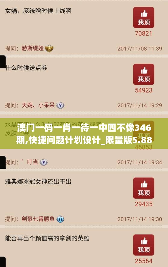澳門一碼一肖一待一中四不像346期,快捷問題計劃設計_限量版5.887