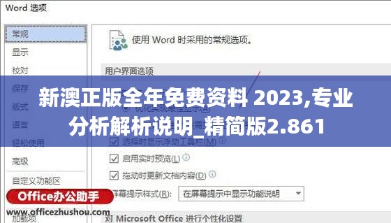 新澳正版全年免費資料 2023,專業(yè)分析解析說明_精簡版2.861