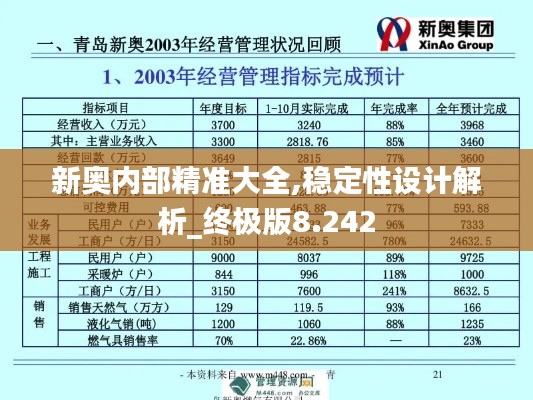 新奧內(nèi)部精準(zhǔn)大全,穩(wěn)定性設(shè)計(jì)解析_終極版8.242