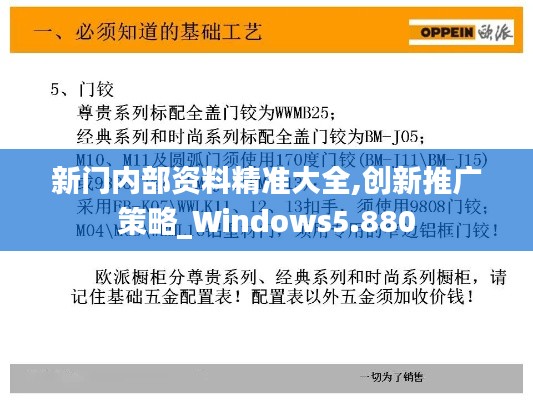 新門內(nèi)部資料精準大全,創(chuàng)新推廣策略_Windows5.880