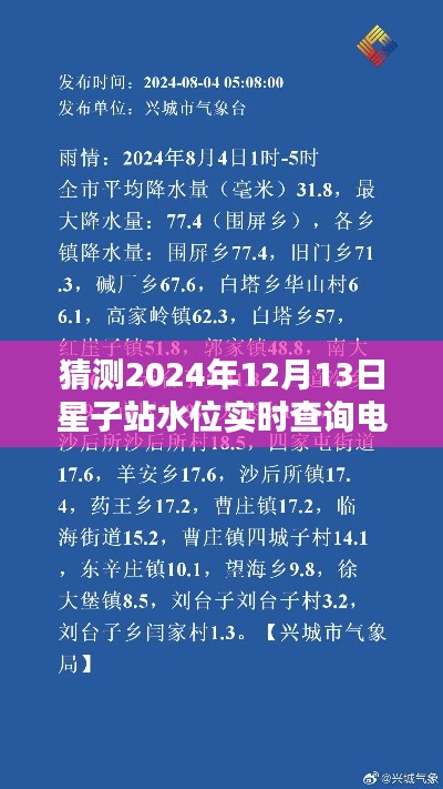 2024年12月13日星子站水位實(shí)時(shí)查詢電話獲取指南，詳細(xì)步驟解析