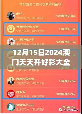 12月15日2024澳門天天開好彩大全開獎結(jié)果,靈活操作方案設(shè)計_安卓4.234