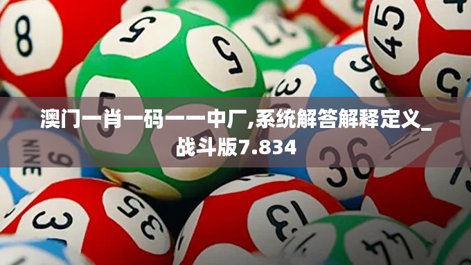 澳門一肖一碼一一中廠,系統(tǒng)解答解釋定義_戰(zhàn)斗版7.834