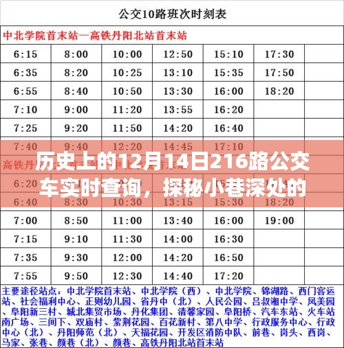 探秘時光巴士，歷史上的12月14日216路公交車與小巷深處的奇妙邂逅