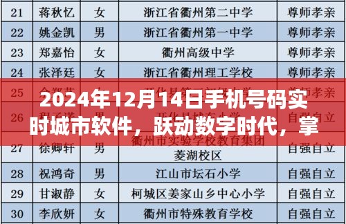 躍動數(shù)字時代，實時城市軟件掌握未來，手機號碼追蹤引領(lǐng)潮流