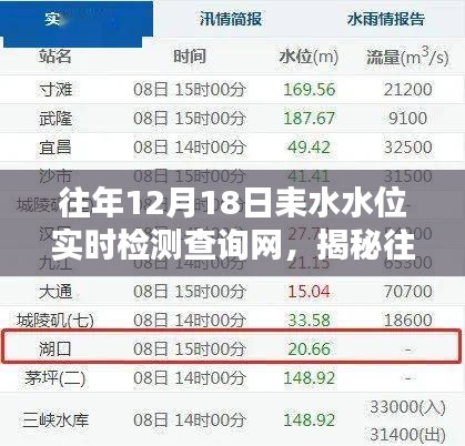 科技守護(hù)水資源，揭秘往年耒水水位實(shí)時(shí)檢測(cè)查詢網(wǎng) 12月18日水位數(shù)據(jù)一網(wǎng)打盡