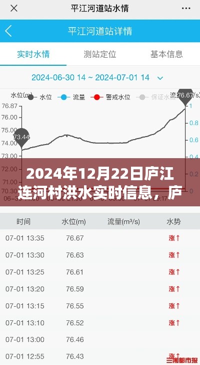 廬江連河村洪水實時信息及綜合評估報告（2024年12月）