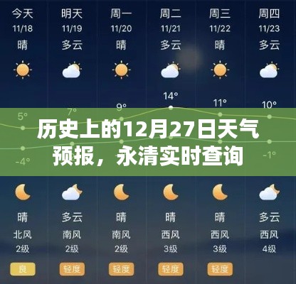 永清歷史天氣預報查詢，12月27日天氣回顧