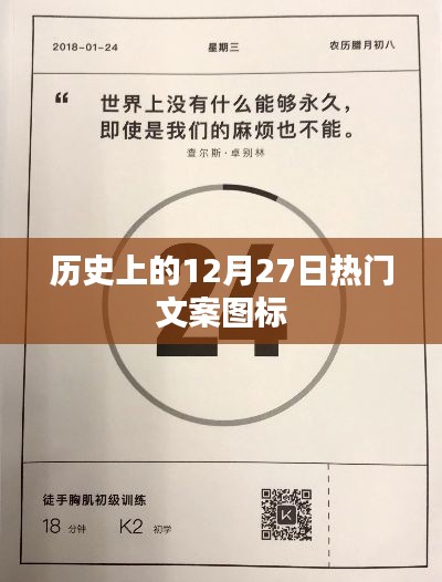 歷史上的大事件，12月27日的熱門文案圖標回顧