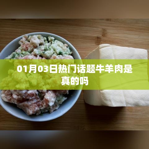 牛羊肉話題熱議，真假鑒別與消費(fèi)指南