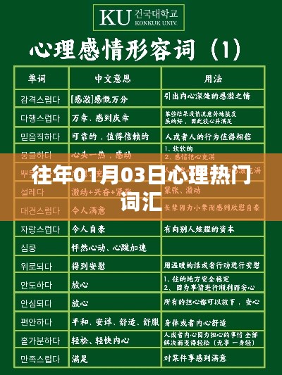 心理熱門詞匯盤點(diǎn)，歷年趨勢(shì)解析