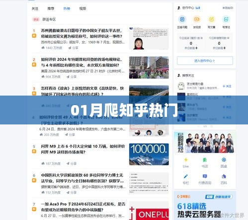 知乎熱門話題一網打盡，深度解析一月熱點