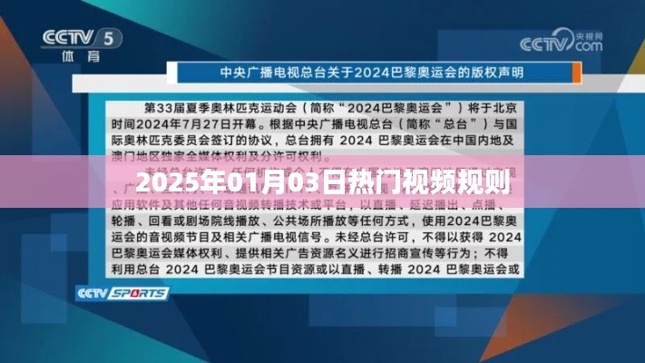 2025年熱門視頻趨勢與規(guī)則解析