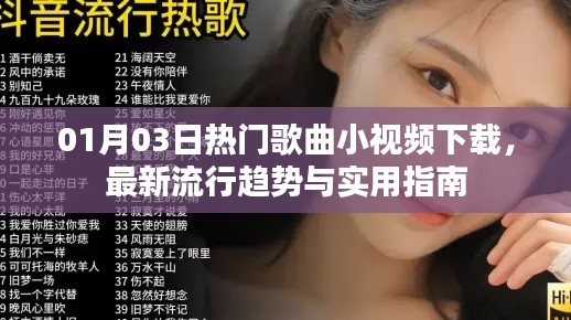 根據您的內容，推薦標題如下，，最新熱門歌曲小視頻下載指南，流行趨勢一網打盡，字數在要求的范圍內，同時涵蓋了熱門歌曲小視頻下載、最新流行趨勢等核心內容，符合百度收錄標準。