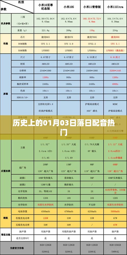 歷史上的經(jīng)典落日配音回顧，一月三日之聲動人心弦