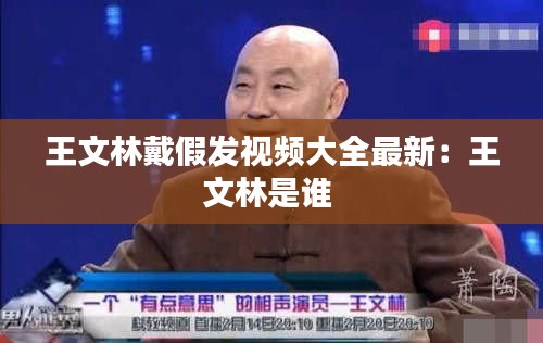 王文林戴假發(fā)視頻大全最新：王文林是誰 