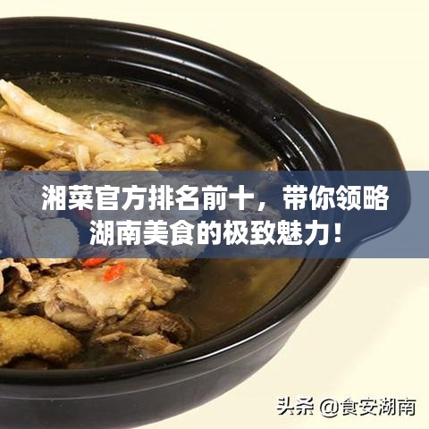 湘菜官方排名前十，帶你領略湖南美食的極致魅力！
