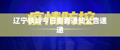 遼寧鐵嶺今日重要通知公告速遞