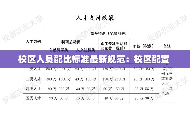 校區(qū)人員配比標準最新規(guī)范：校區(qū)配置 