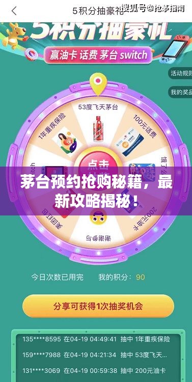 茅臺(tái)預(yù)約搶購(gòu)秘籍，最新攻略揭秘！
