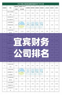 宜賓財務(wù)公司排名揭曉，權(quán)威榜單，不容錯過！