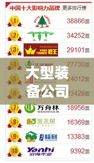 大型裝備公司排行榜揭曉，行業(yè)影響力與排名一覽