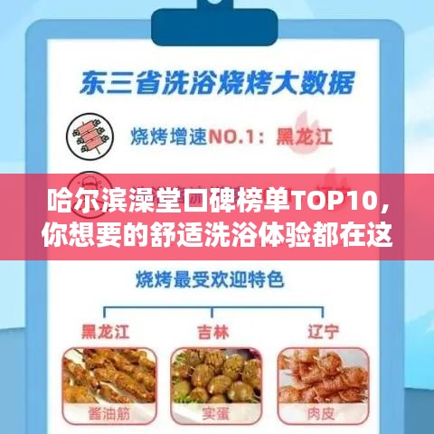 哈爾濱澡堂口碑榜單TOP10，你想要的舒適洗浴體驗都在這里！