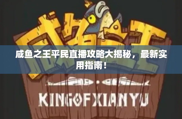 咸魚之王平民直播攻略大揭秘，最新實用指南！