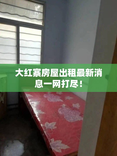 大紅寨房屋出租最新消息一網(wǎng)打盡！