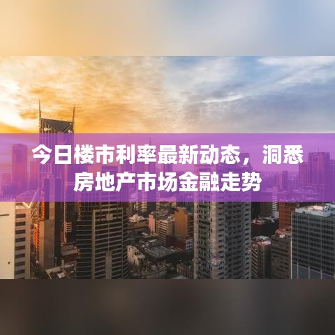 今日樓市利率最新動態(tài)，洞悉房地產(chǎn)市場金融走勢