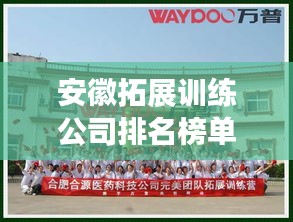 安徽拓展訓(xùn)練公司排名榜單揭曉！專業(yè)機(jī)構(gòu)一覽無余