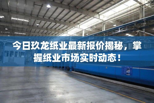 今日玖龍紙業(yè)最新報(bào)價(jià)揭秘，掌握紙業(yè)市場實(shí)時(shí)動(dòng)態(tài)！