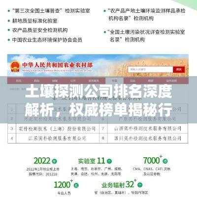 土壤探測公司排名深度解析，權威榜單揭秘行業(yè)領導者