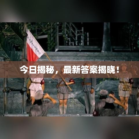 今日揭秘，最新答案揭曉！