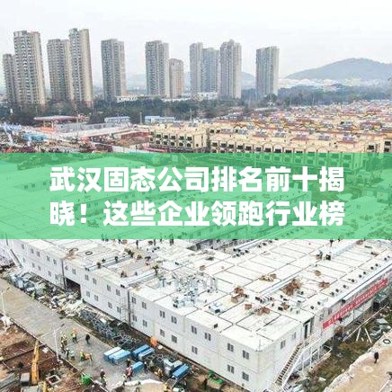 武漢固態(tài)公司排名前十揭曉！這些企業(yè)領(lǐng)跑行業(yè)榜單