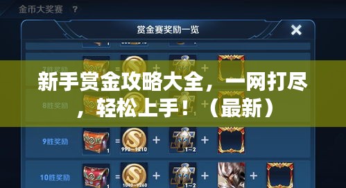 新手賞金攻略大全，一網(wǎng)打盡，輕松上手?。ㄗ钚拢? class=
