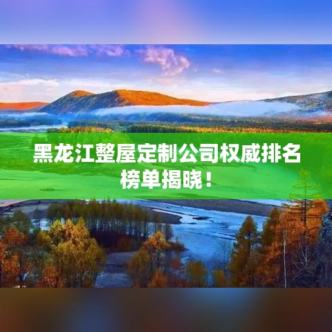 黑龍江整屋定制公司權(quán)威排名榜單揭曉！