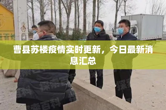 曹縣蘇樓疫情實時更新，今日最新消息匯總